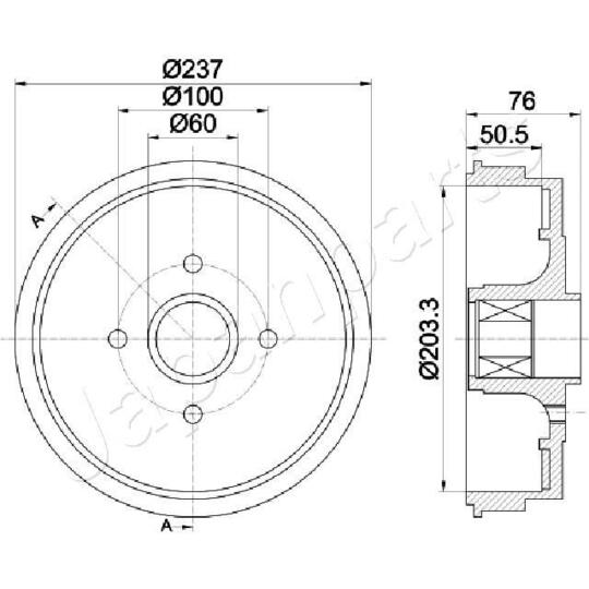 TA-0700 - Brake Drum 