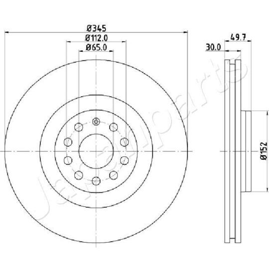 DI-0908 - Brake Disc 