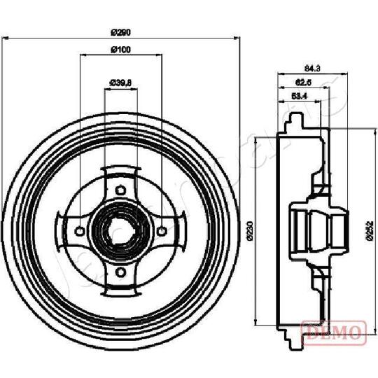 TA-0913C - Brake Drum 