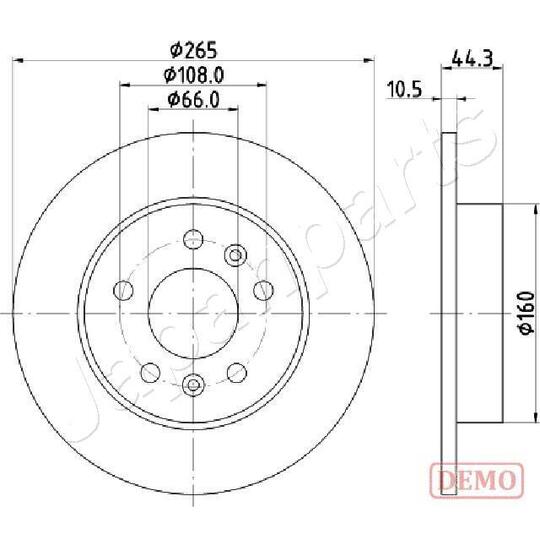 DP-0707C - Brake Disc 