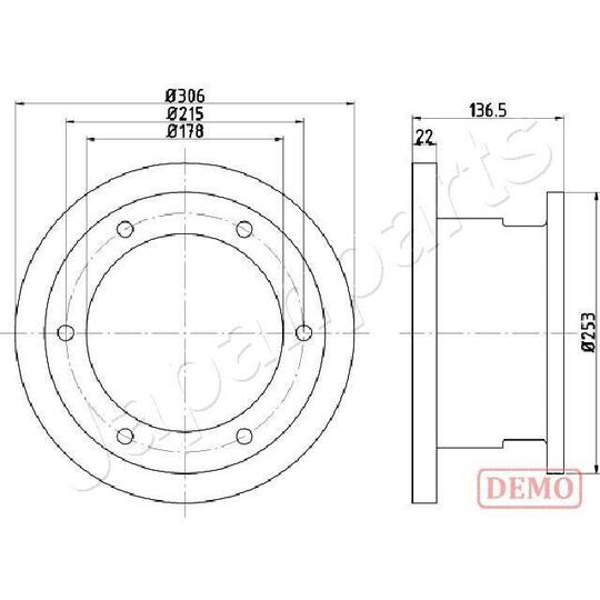 DP-0224C - Brake Disc 