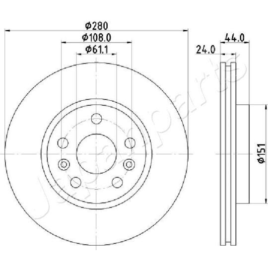 DI-0716 - Brake Disc 