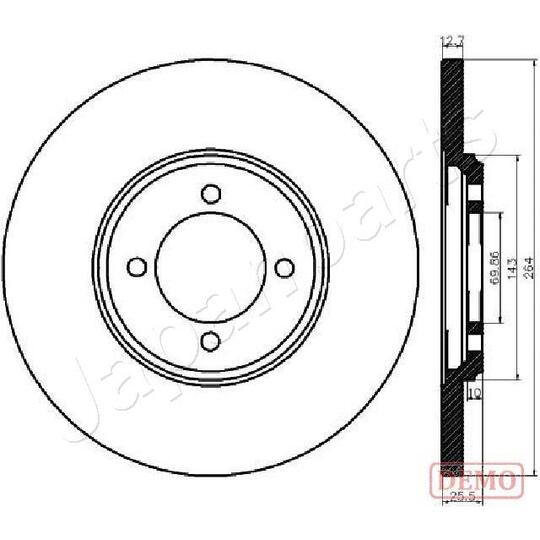 DP-0318C - Brake Disc 