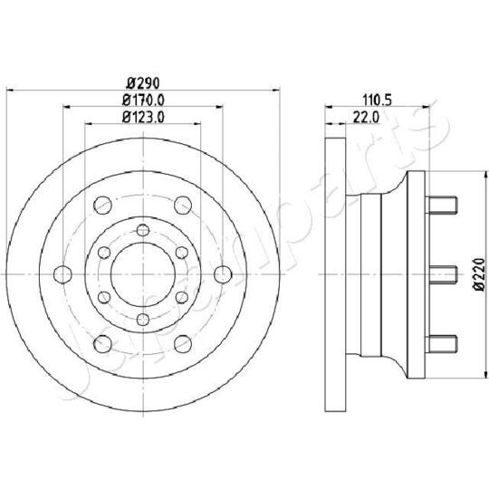 DI-0256 - Brake Disc 