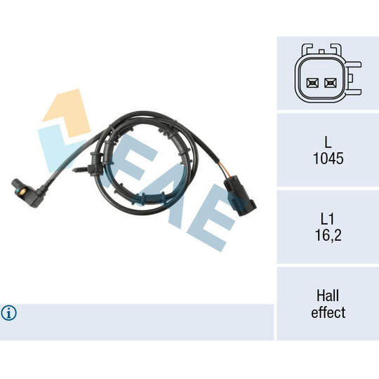 78616 - Sensor, wheel speed 