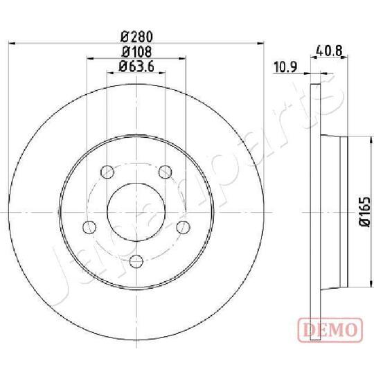 DP-0301C - Brake Disc 