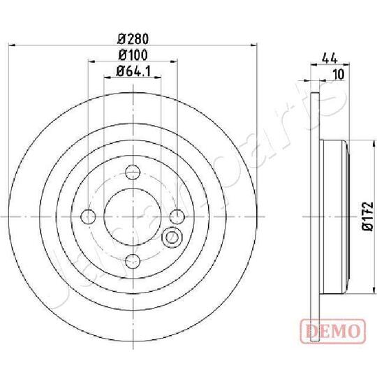 DP-0135C - Brake Disc 