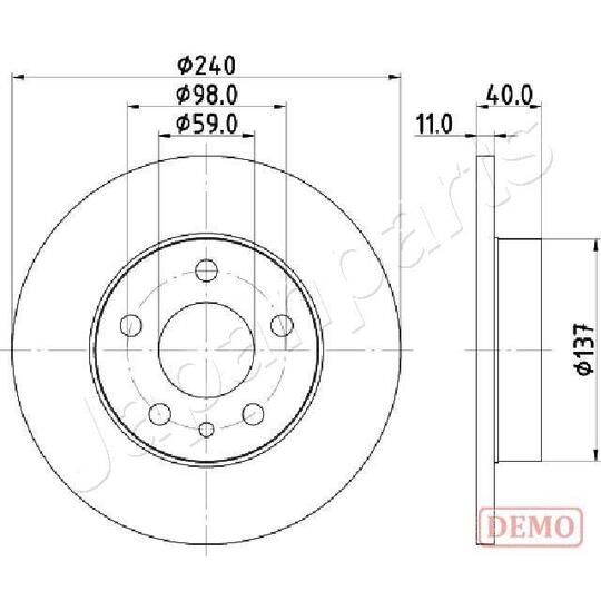 DP-0209C - Brake Disc 