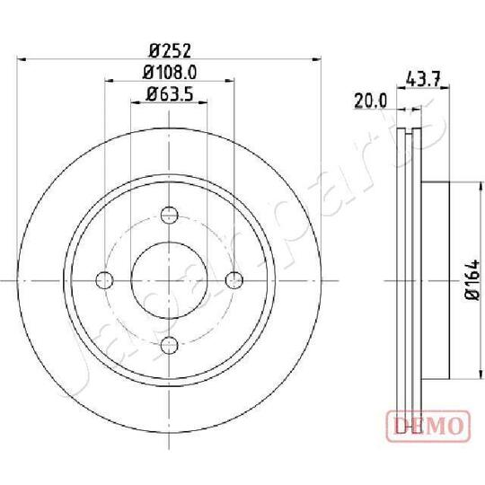 DP-0308C - Brake Disc 