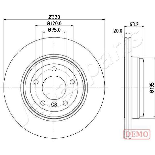 DP-0125C - Brake Disc 