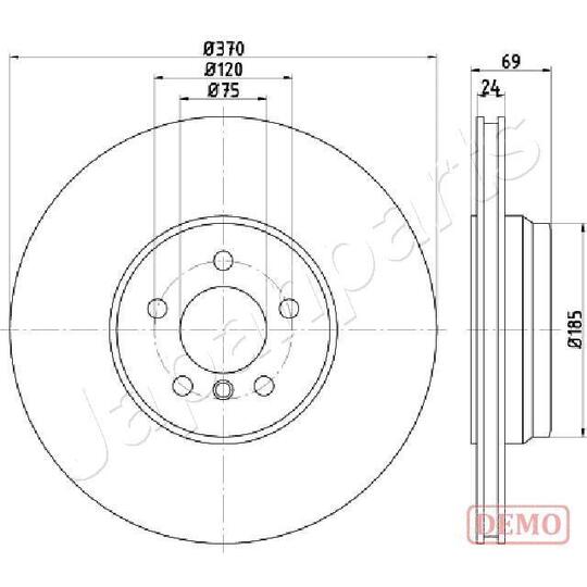 DP-0127C - Brake Disc 