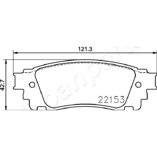 PP-417AF - Brake Pad Set, disc brake 