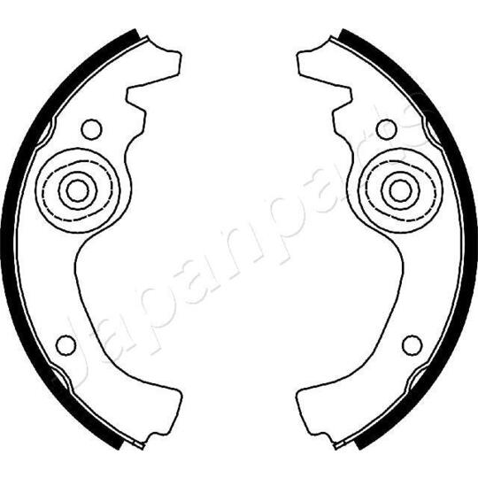 GF-0234AF - Brake Shoe Set 