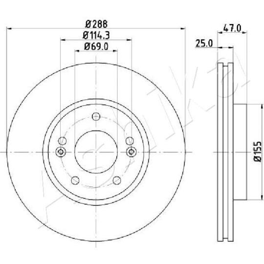 60-0H-H35C - Brake Disc 