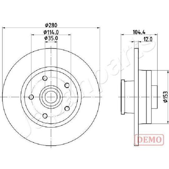 DP-132C - Bromsskiva 