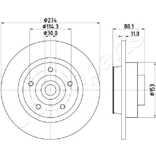 DP-0705 - Brake Disc 