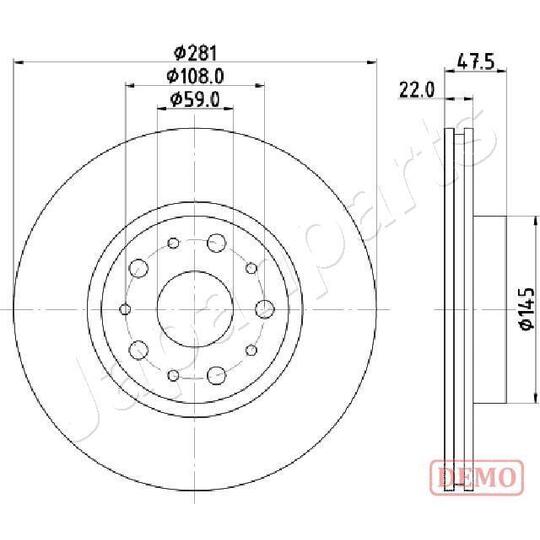 DP-0229C - Brake Disc 