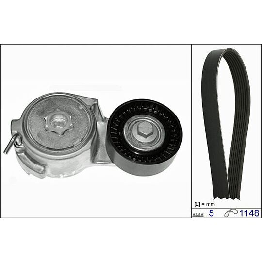 20-1808 - V-Ribbed Belt Set 