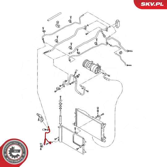 54SKV728 - High-/Low Pressure Line, air conditioning 