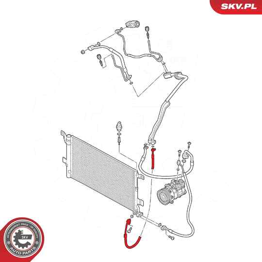 43SKV572 - High-/Low Pressure Line, air conditioning 