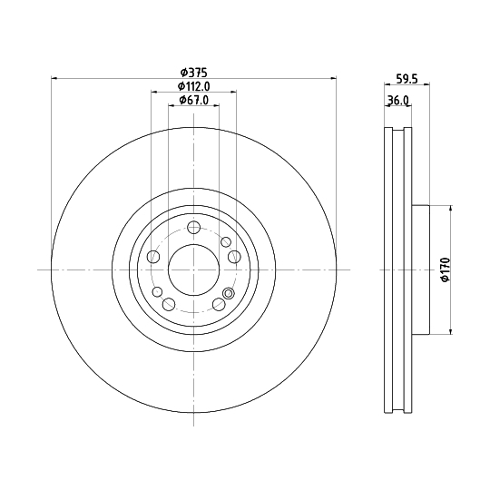 MDC3185C - Brake Disc 