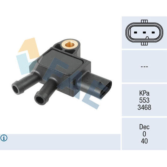 16164 - Sensor, exhaust pressure 