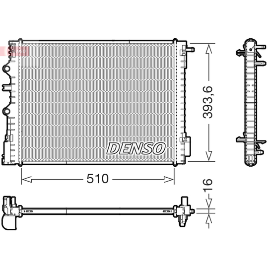 DRM23120 - Radiator, engine cooling 