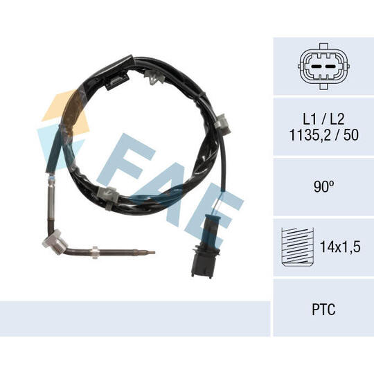 68133 - Sensor, exhaust gas temperature 