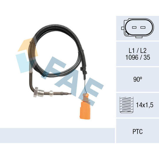 68117 - Sensor, exhaust gas temperature 