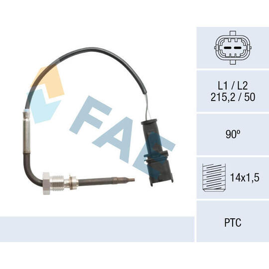 68107 - Sensor, exhaust gas temperature 