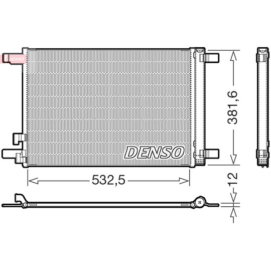 DCN02048 - Condenser, air conditioning 