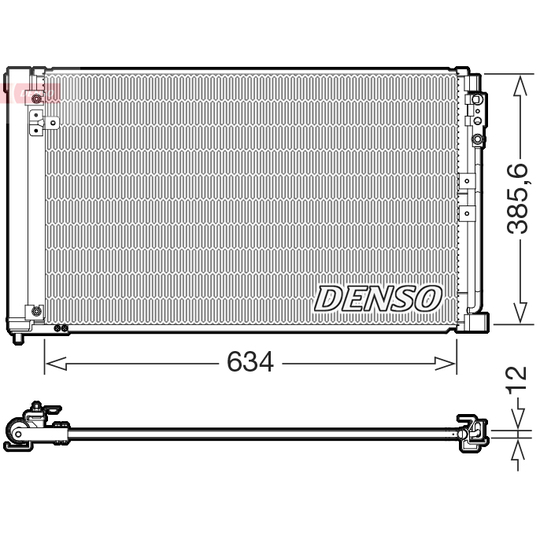 DCN46038 - Lauhdutin, ilmastointilaite 