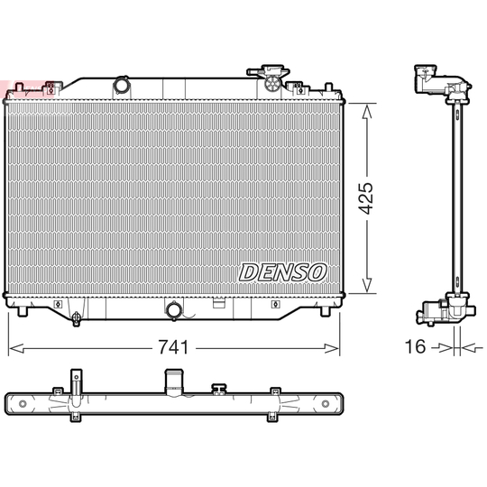 DRM44053 - Radiator, engine cooling 