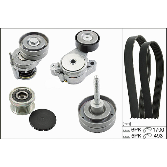 20-1880 - V-Ribbed Belt Set 