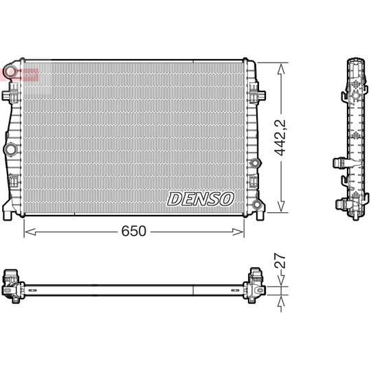 DRM32058 - Radiator, engine cooling 