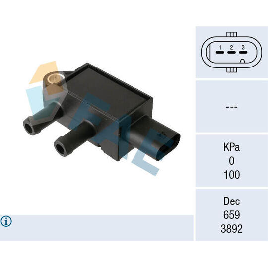 16159 - Sensor, exhaust pressure 