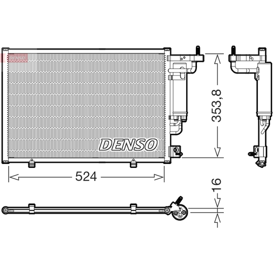 DCN10059 - Condenser, air conditioning 