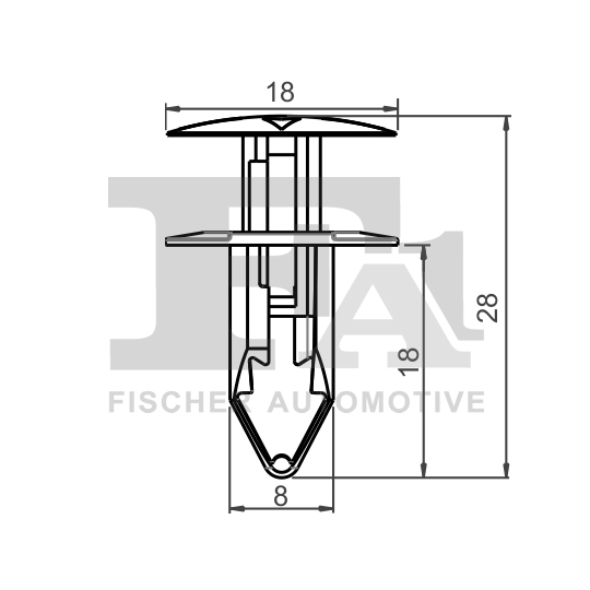 12-20004.25 - Clip, list 