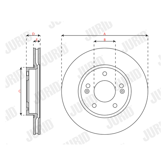 563700JC - Brake Disc 