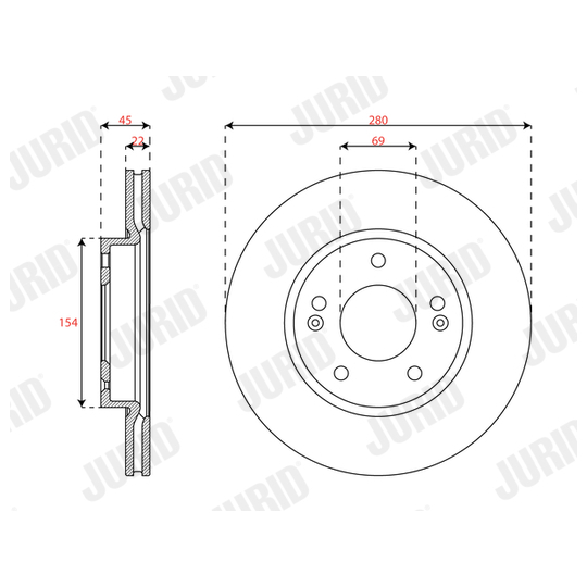 563700JC - Brake Disc 