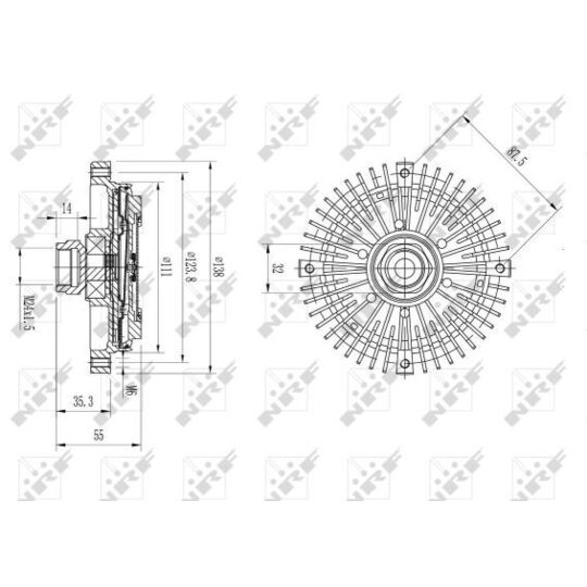 49567X - Sidur, radiaatoriventilaator 