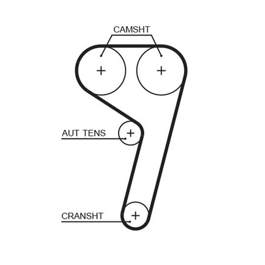 K045669XS - Timing Belt Set 