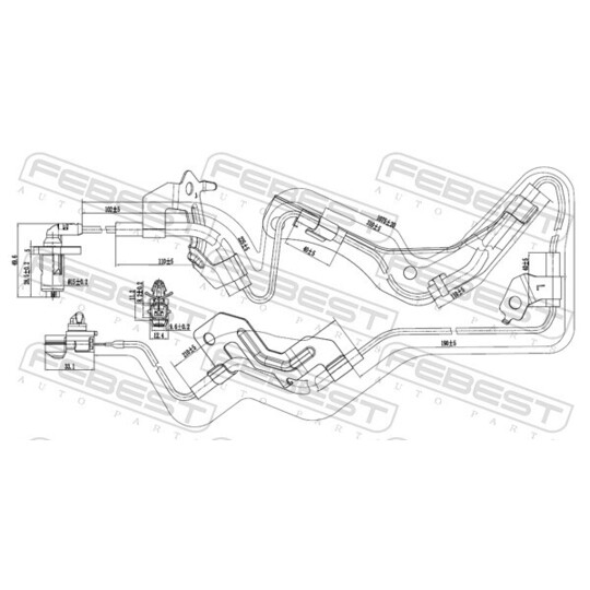 04606-021 - Sensor, wheel speed 