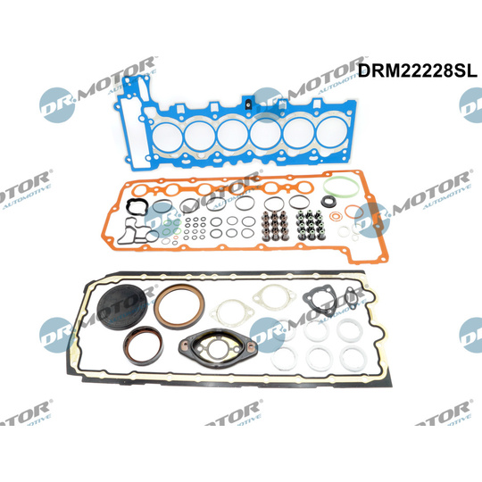 DRM22228SL - Tihendite täiskomplekt, Mootor 