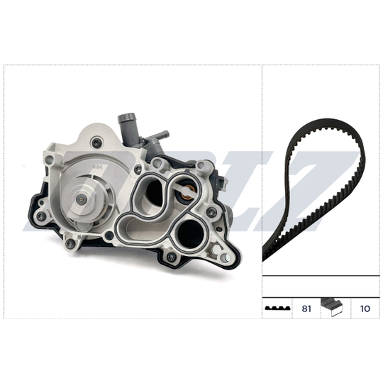 KD317 - Water Pump & Timing Belt Set 