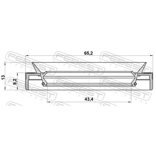 95MEY-45650913R - Shaft Seal, differential 