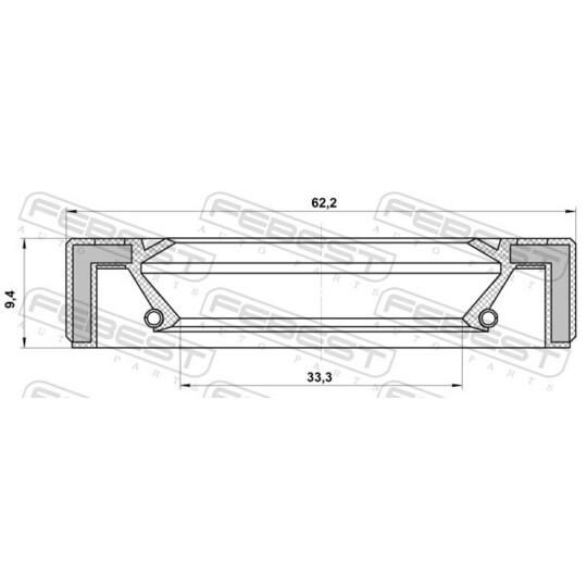 95GAY-35621010C - Shaft Seal, differential 