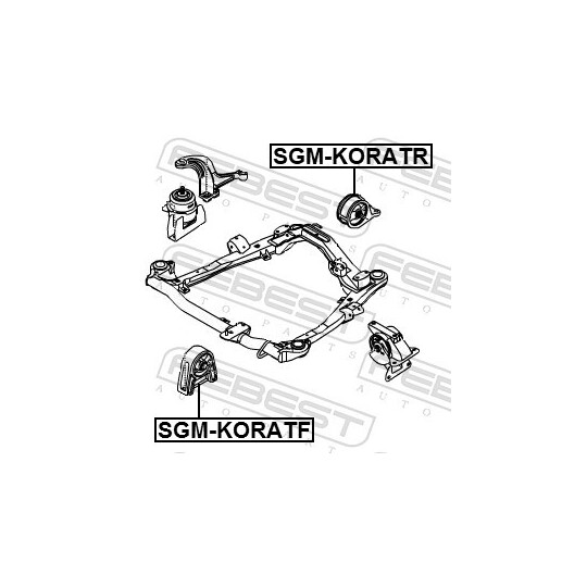 SGM-KORATR - Paigutus, Mootor 