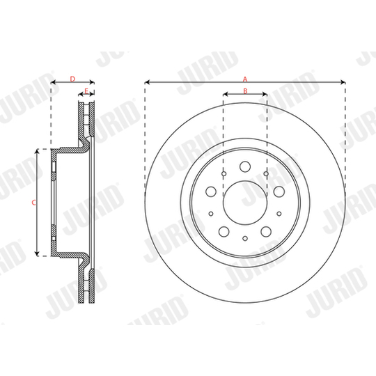 563658JC - Brake Disc 