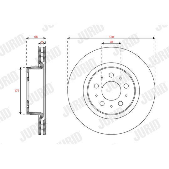 563658JC - Brake Disc 